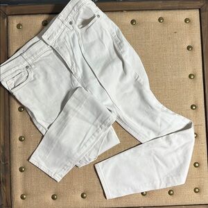 LOFT White Legging Jeans
